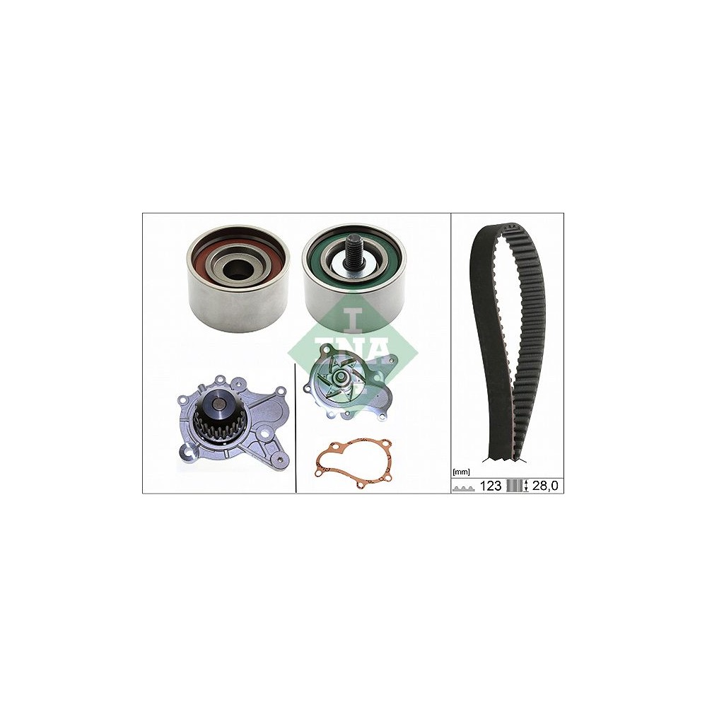 INA Wasserpumpe + Zahnriemensatz 530050230