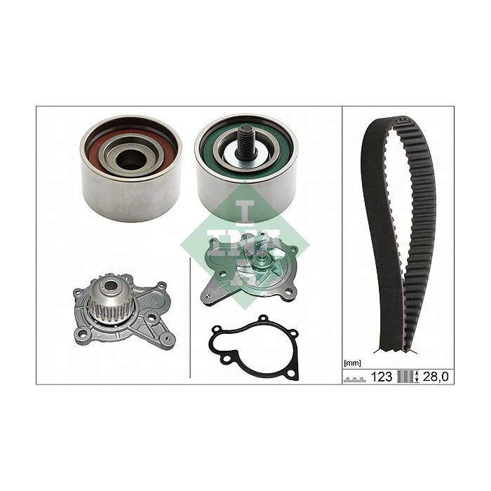 INA Wasserpumpe + Zahnriemensatz 530050231