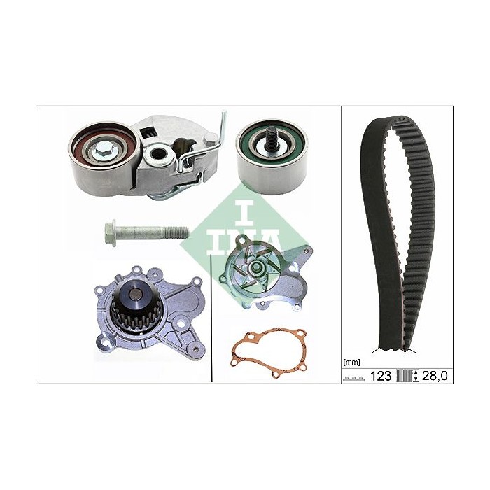 INA Wasserpumpe + Zahnriemensatz 530054231