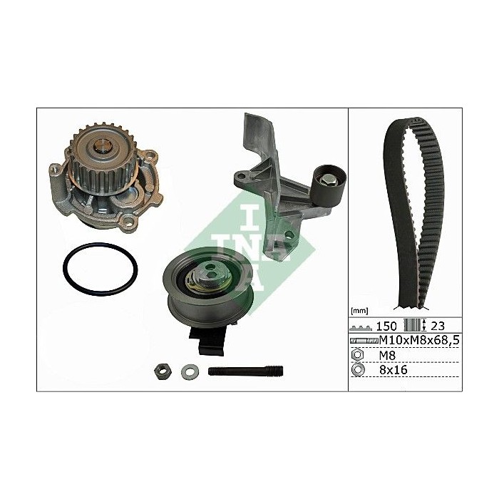 INA Wasserpumpe + Zahnriemensatz 530054631
