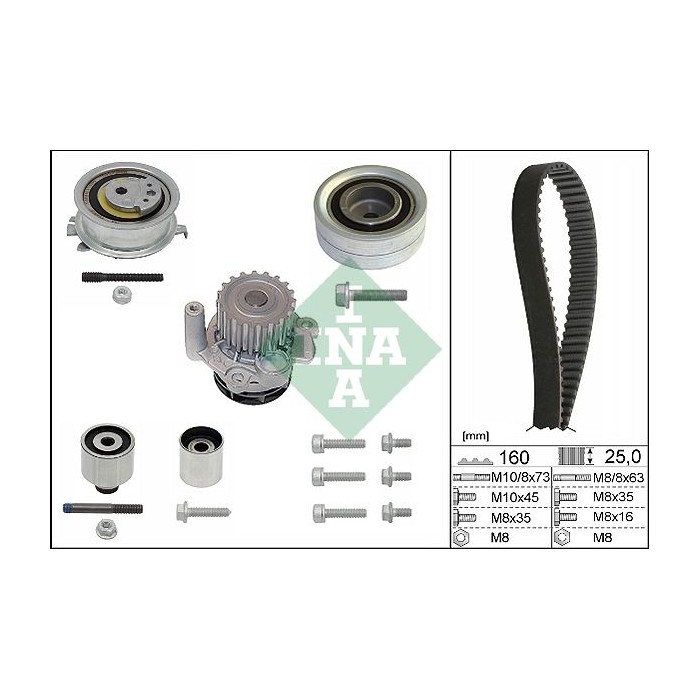 INA Wasserpumpe + Zahnriemensatz 530055032