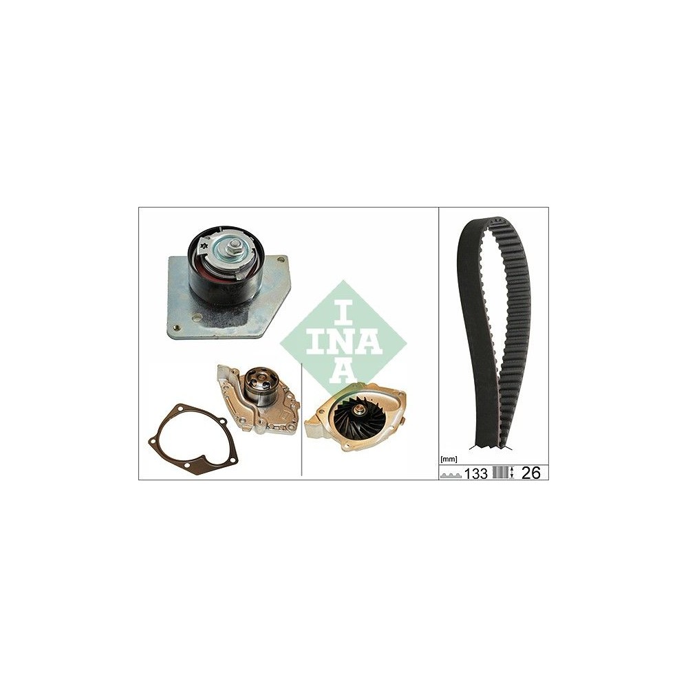 INA Wasserpumpe + Zahnriemensatz 530057930