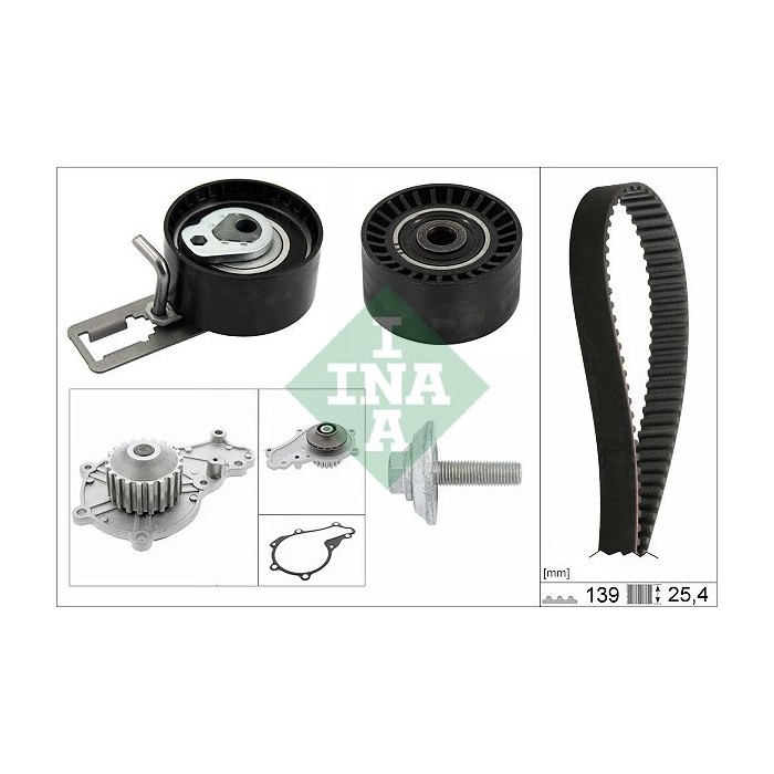 INA Wasserpumpe + Zahnriemensatz 530061030