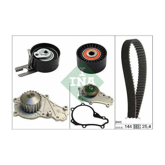 INA Wasserpumpe + Zahnriemensatz 530061530