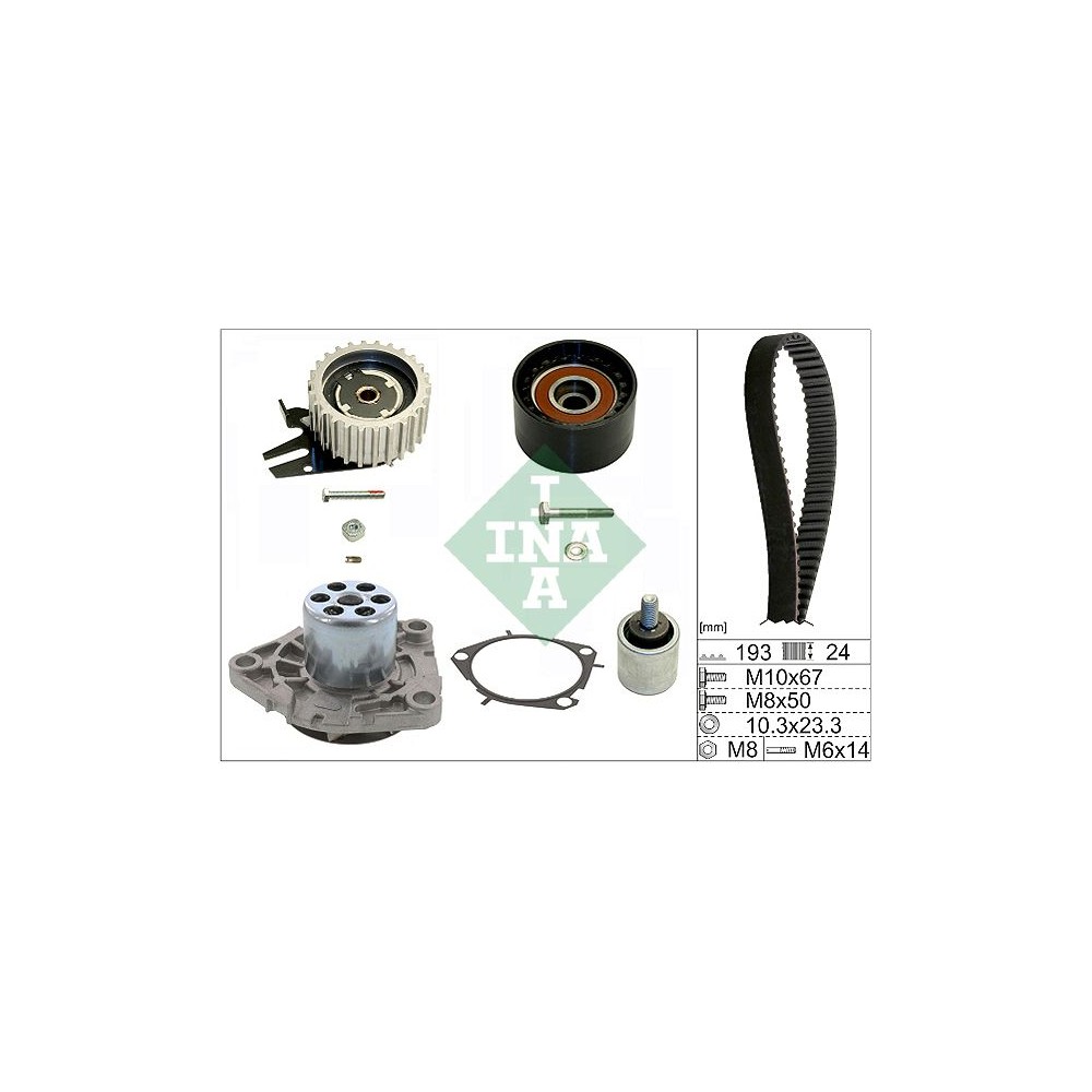 INA Wasserpumpe + Zahnriemensatz 530061930
