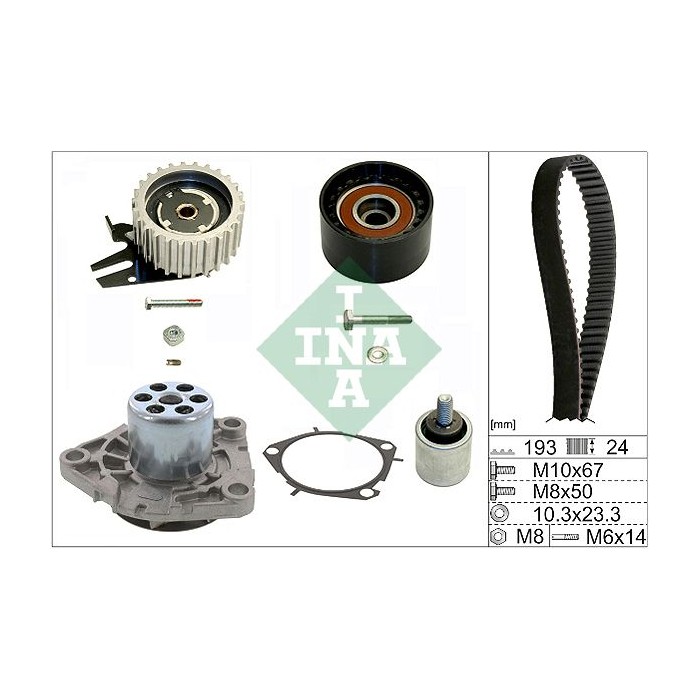 INA Wasserpumpe + Zahnriemensatz 530061930