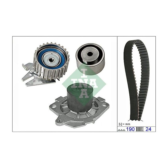 INA Wasserpumpe + Zahnriemensatz 530062030