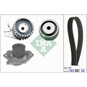 INA Wasserpumpe + Zahnriemensatz 530062130