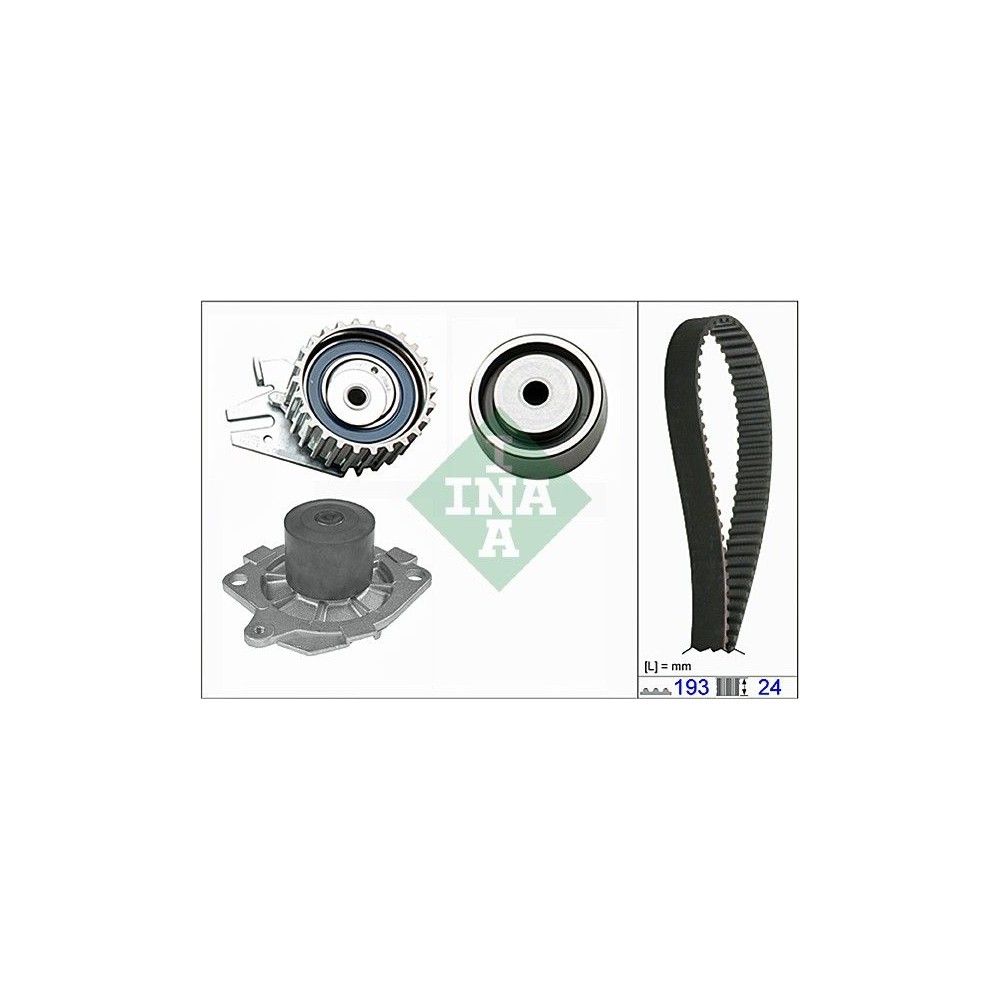 INA Wasserpumpe + Zahnriemensatz 530062130