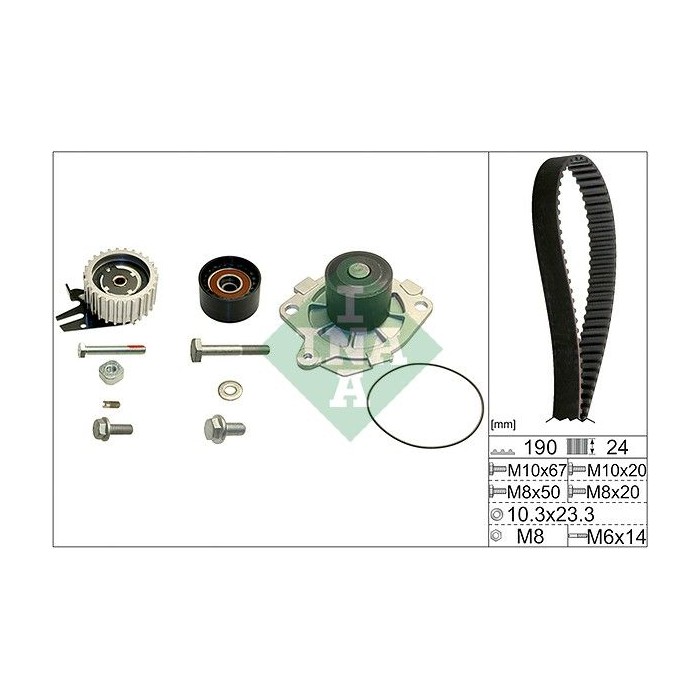 INA Wasserpumpe + Zahnriemensatz 530062430