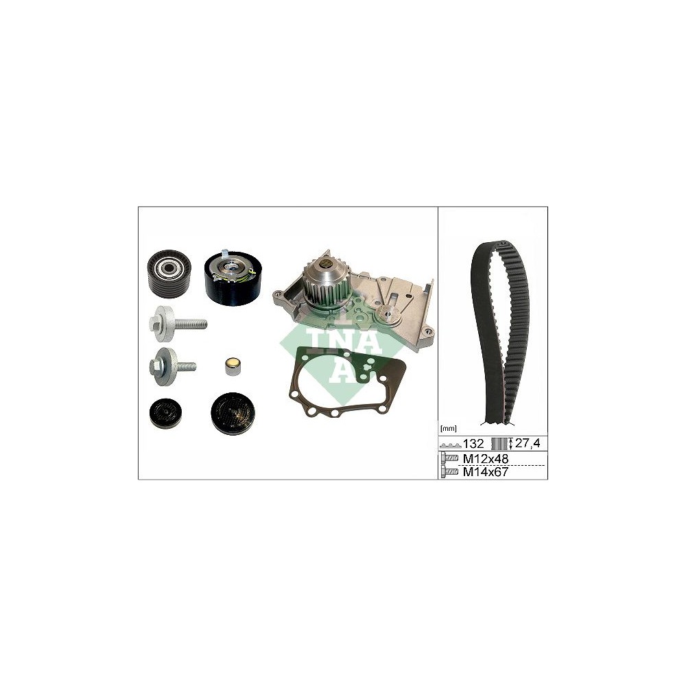 INA Wasserpumpe + Zahnriemensatz 530063930