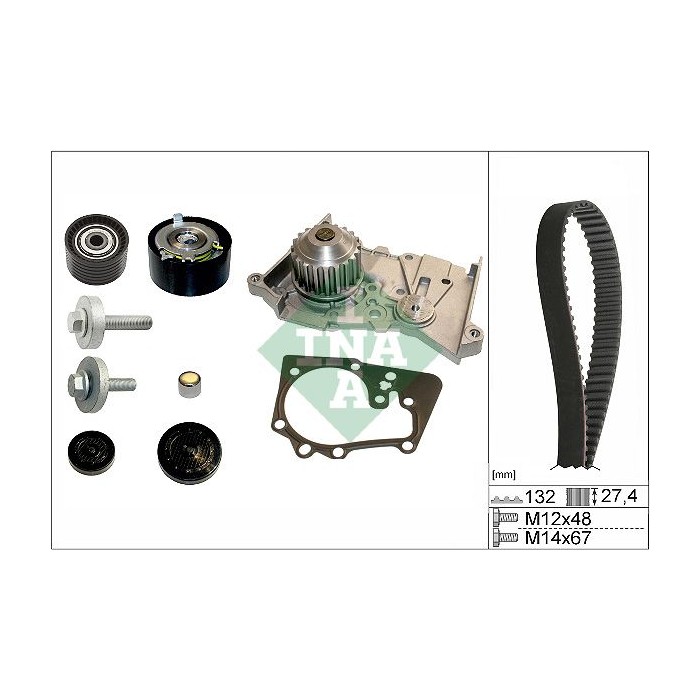 INA Wasserpumpe + Zahnriemensatz 530063930