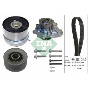 INA Wasserpumpe + Zahnriemensatz 530072430
