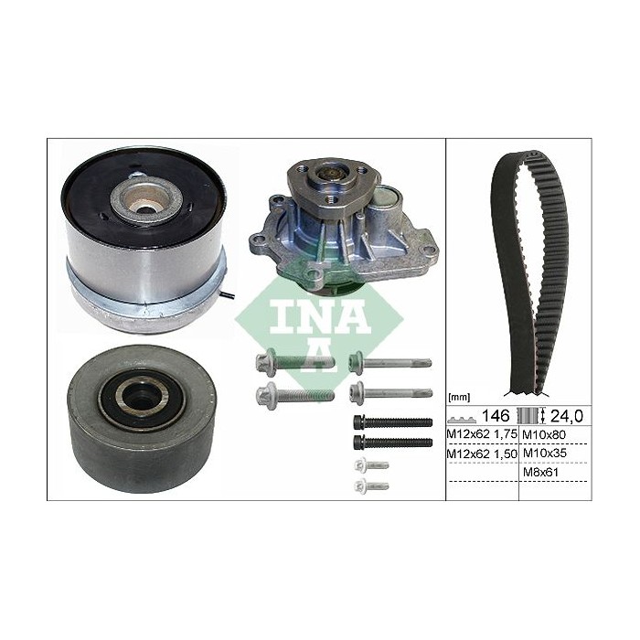 INA Wasserpumpe + Zahnriemensatz 530072430