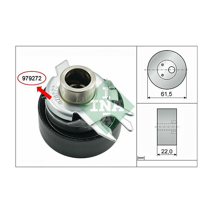 INA Spannrolle, Zahnriemen 531025230