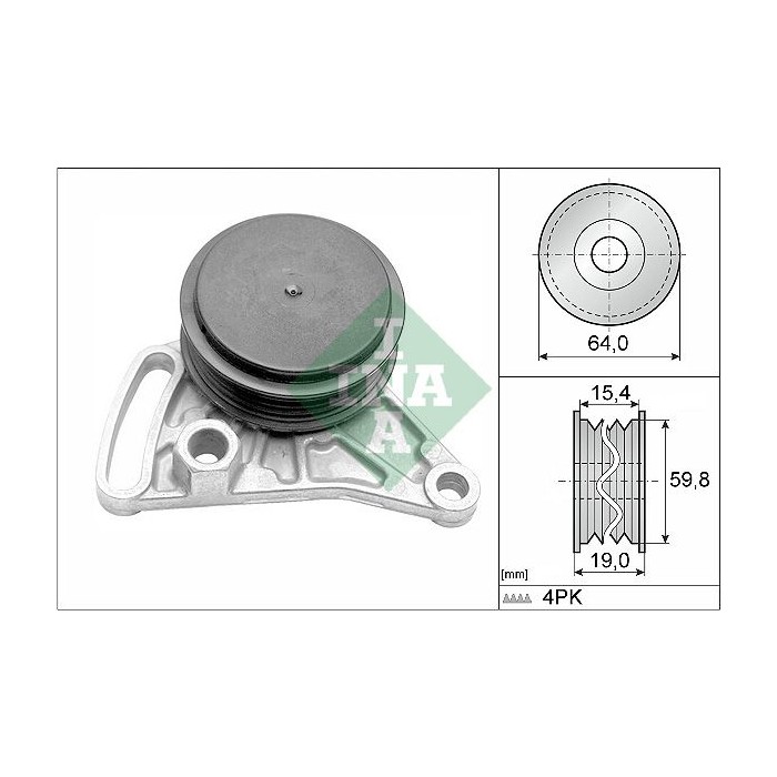 INA Spannrolle, Keilrippenriemen 531030910