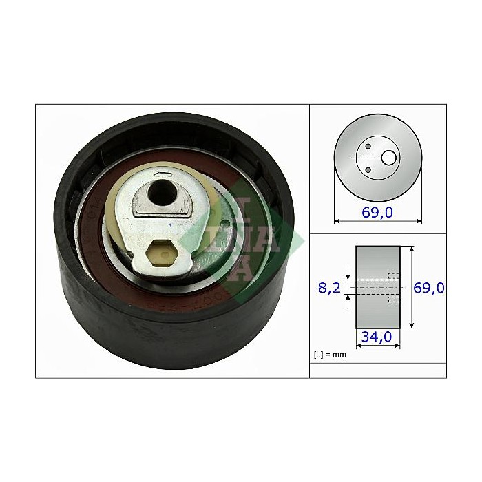 INA Spannrolle, Zahnriemen 531050510