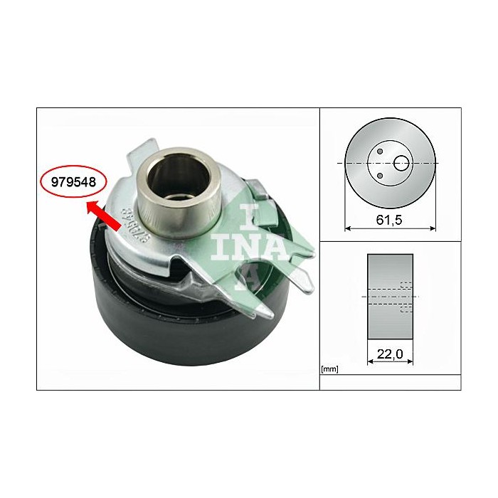 INA Spannrolle, Zahnriemen 531052530