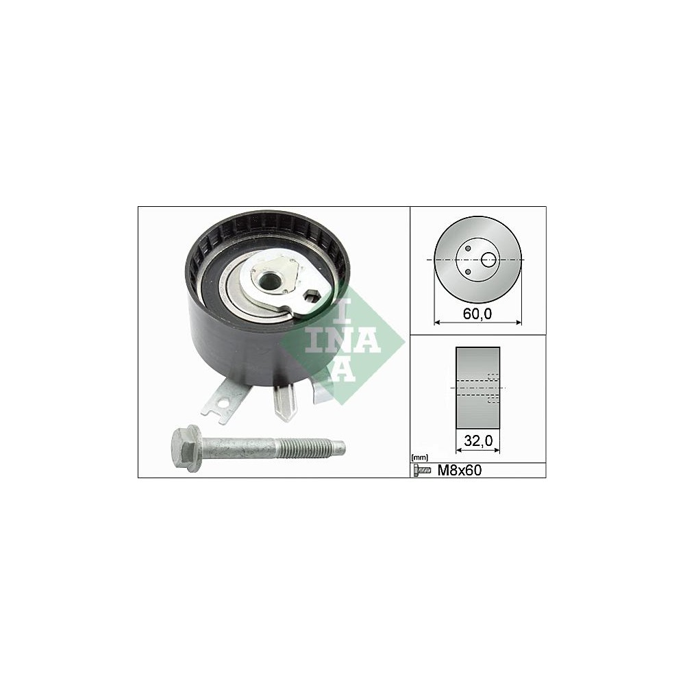 INA Spannrolle, Zahnriemen 531054710