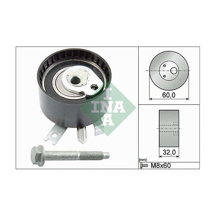 INA Spannrolle, Zahnriemen 531054710