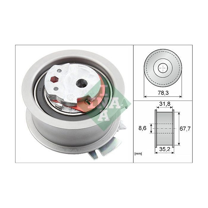 INA Spannrolle, Zahnriemen 531062830